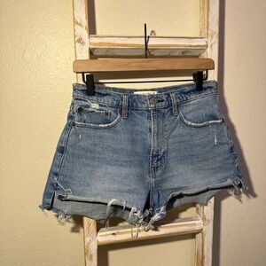 Abercrombie & Fitch | High-Waisted Denim Shorts | Size 6